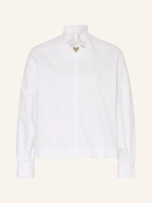 Claudie Pierlot Bluzka Z Falbankami weiss