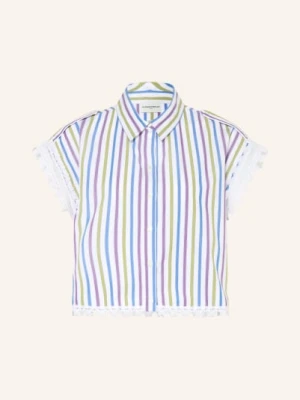 Claudie Pierlot Bluzka Z Koronką weiss