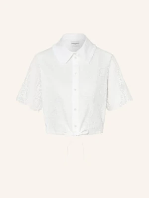 Claudie Pierlot Bluzka Z Koronki weiss