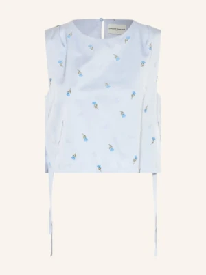 Claudie Pierlot Bluzka Z Satyny blau