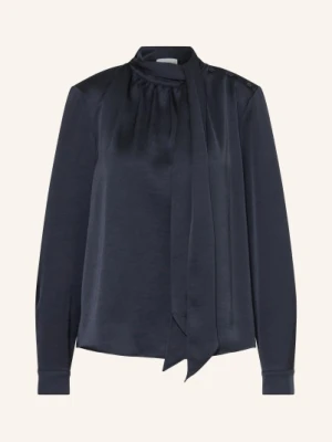 Claudie Pierlot Bluzka Z Satyny Z Kokardą blau