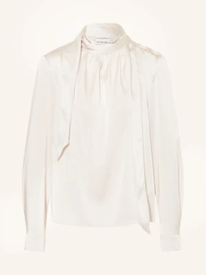 Claudie Pierlot Bluzka Z Satyny Ze Zdejmowaną Wstążką weiss
