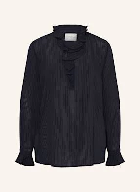 Claudie Pierlot Bluzka Z Wolantami blau