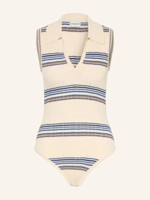 Claudie Pierlot Body Z Dzianiny beige