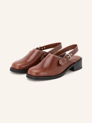Claudie Pierlot Czółenka Typu Slingback braun BRĄZOWY