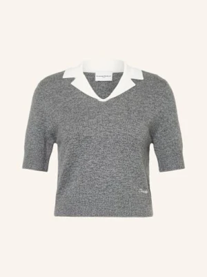 Claudie Pierlot Dzianinowa Koszulka grau