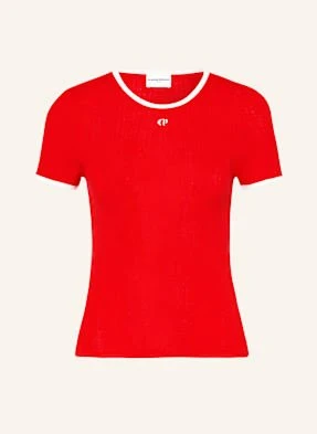 Claudie Pierlot Dzianinowa Koszulka Z Jedwabiu rot