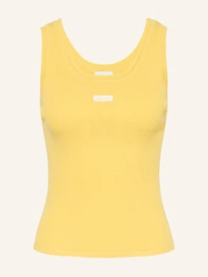 Claudie Pierlot Dzianinowy Top gelb