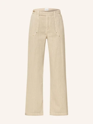 Claudie Pierlot Jeansy Wide Leg beige