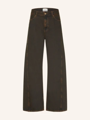 Claudie Pierlot Jeansy Wide Leg braun G036 BROWN DENIM