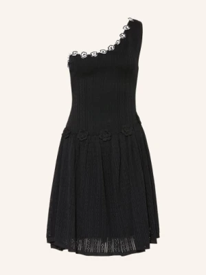 Claudie Pierlot Jednoramienna Sukienka Z Dzianiny schwarz