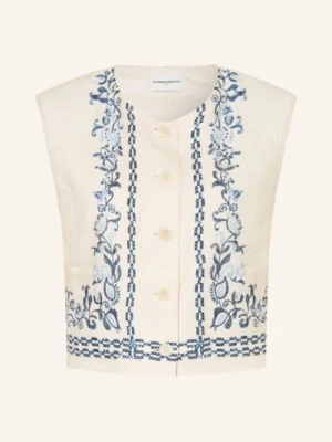 Claudie Pierlot Kamizelka Lniana beige
