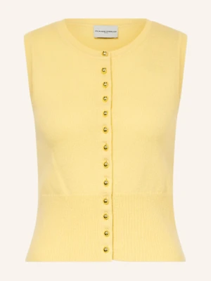 Claudie Pierlot Kamizelka Z Dzianiny gelb