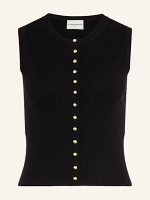 Claudie Pierlot Kamizelka Z Dzianiny schwarz