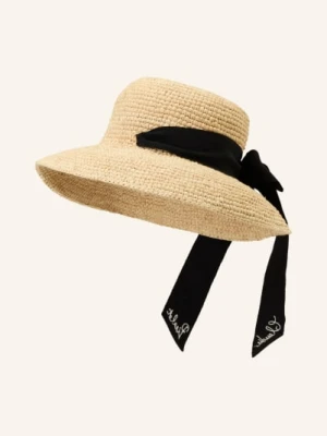 Claudie Pierlot Kapelusz Słomkowy beige