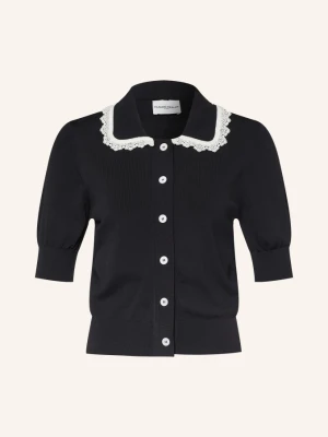Claudie Pierlot Kardigan Z Koronkou schwarz