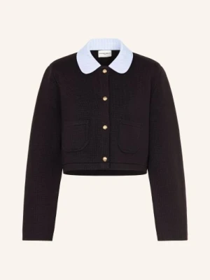 Claudie Pierlot Kardigan Z Mieszanki Materiałów blau