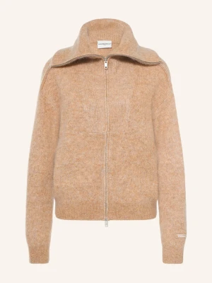 Claudie Pierlot Kardigan Z Moheru braun CAMELOWY