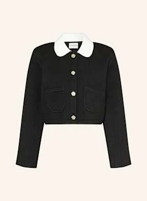 Claudie Pierlot Kardigan Z Odpinanym Kołnierzem schwarz