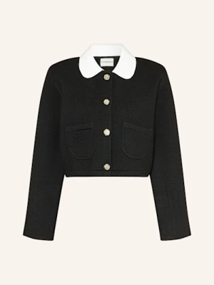 Claudie Pierlot Kardigan Z Odpinanym Kołnierzem schwarz
