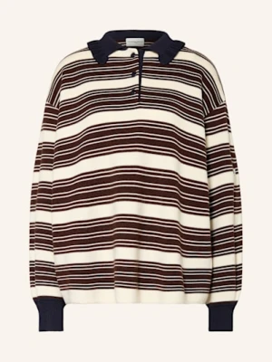 Claudie Pierlot Koszulka Polo Z Dzianiny braun