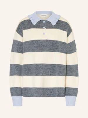 Claudie Pierlot Koszulka Polo Z Dzianiny grau