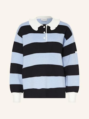 Claudie Pierlot Koszulka Polo Z Dzianiny schwarz