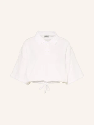 Claudie Pierlot Koszulka Polo Z Pikowanym Wzorem weiss