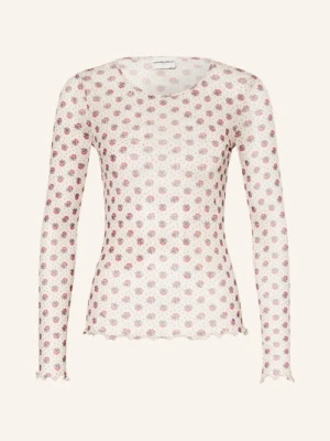 Claudie Pierlot Koszulka Z Długim Rękawem Z Siateczki beige