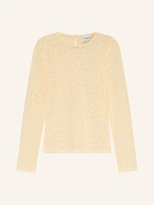 Claudie Pierlot Koszulka Z Długim Rękawem Z Siateczki weiss