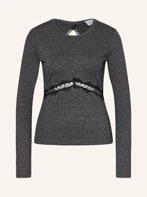 Claudie Pierlot Koszulka Z Długim Rękawem Z Wycięciami schwarz