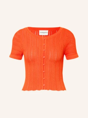 Claudie Pierlot Koszulka Z Dzianiny orange