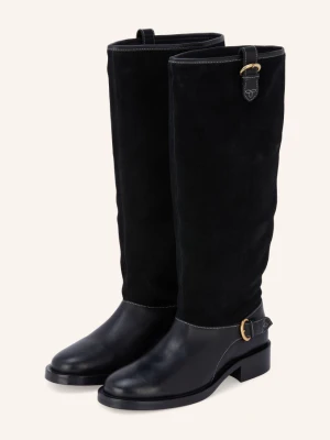 Claudie Pierlot Kozaki schwarz CZARNY