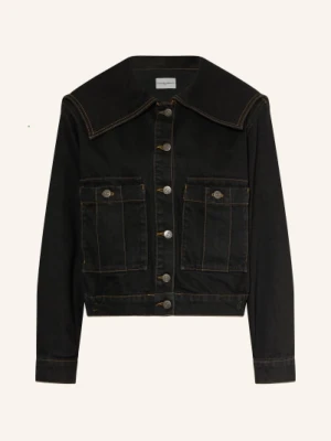 Claudie Pierlot Kurtka Dżinsowa schwarz