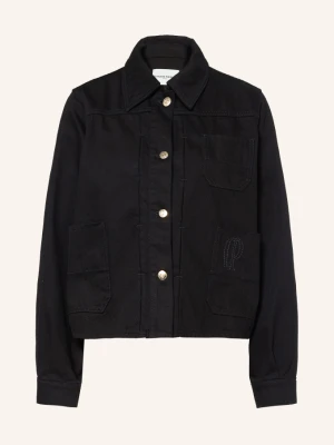 Claudie Pierlot Kurtka Dżinsowa schwarz V002 BLACK DENIM