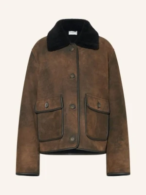 Claudie Pierlot Kurtka Skórzana braun
