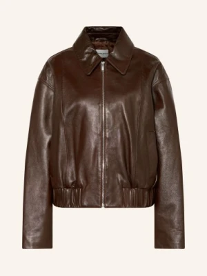 Claudie Pierlot Kurtka Skórzana braun