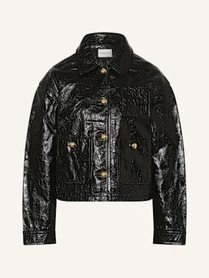 Claudie Pierlot Kurtka Skórzana schwarz