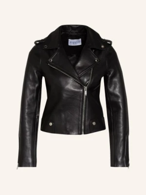 Claudie Pierlot Kurtka Skórzana schwarz