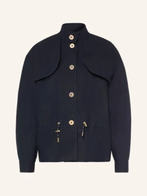 Claudie Pierlot Kurtka Trenczowa blau