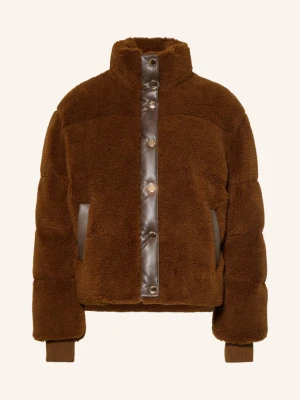 Claudie Pierlot Kurtka Z Futerkiem Typu Teddy braun