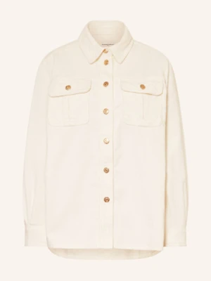 Claudie Pierlot Overjacket Ze Sztruksu weiss