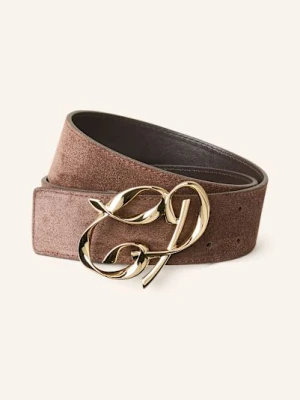 Claudie Pierlot Pasek Skórzany braun