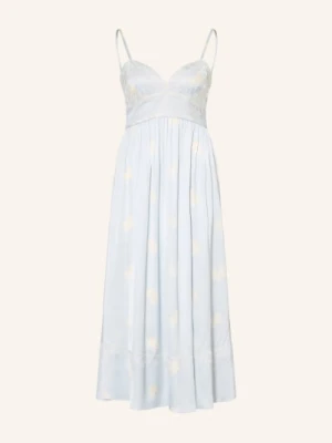 Claudie Pierlot Satyna Sukienka blau