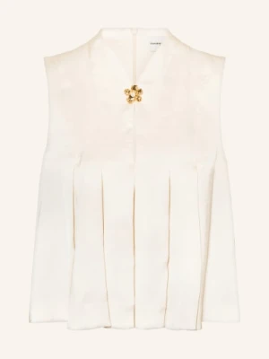 Claudie Pierlot Satynowa Bluzka weiss