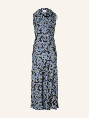 Claudie Pierlot Satynowa Sukienka schwarz czarny