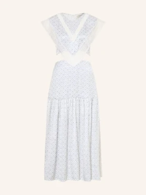 Claudie Pierlot Satynowa Sukienka Z Wycięciami blau