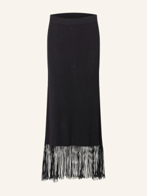 Claudie Pierlot Spódnica Dzianinowa schwarz