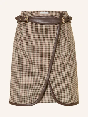 Claudie Pierlot Spódnica W Stylu Kopertowym braun