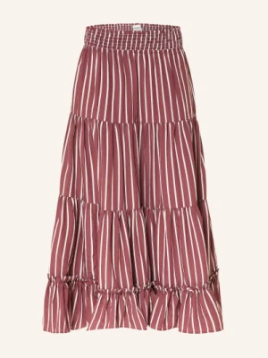 Claudie Pierlot Spódnica Z Falbanami rot